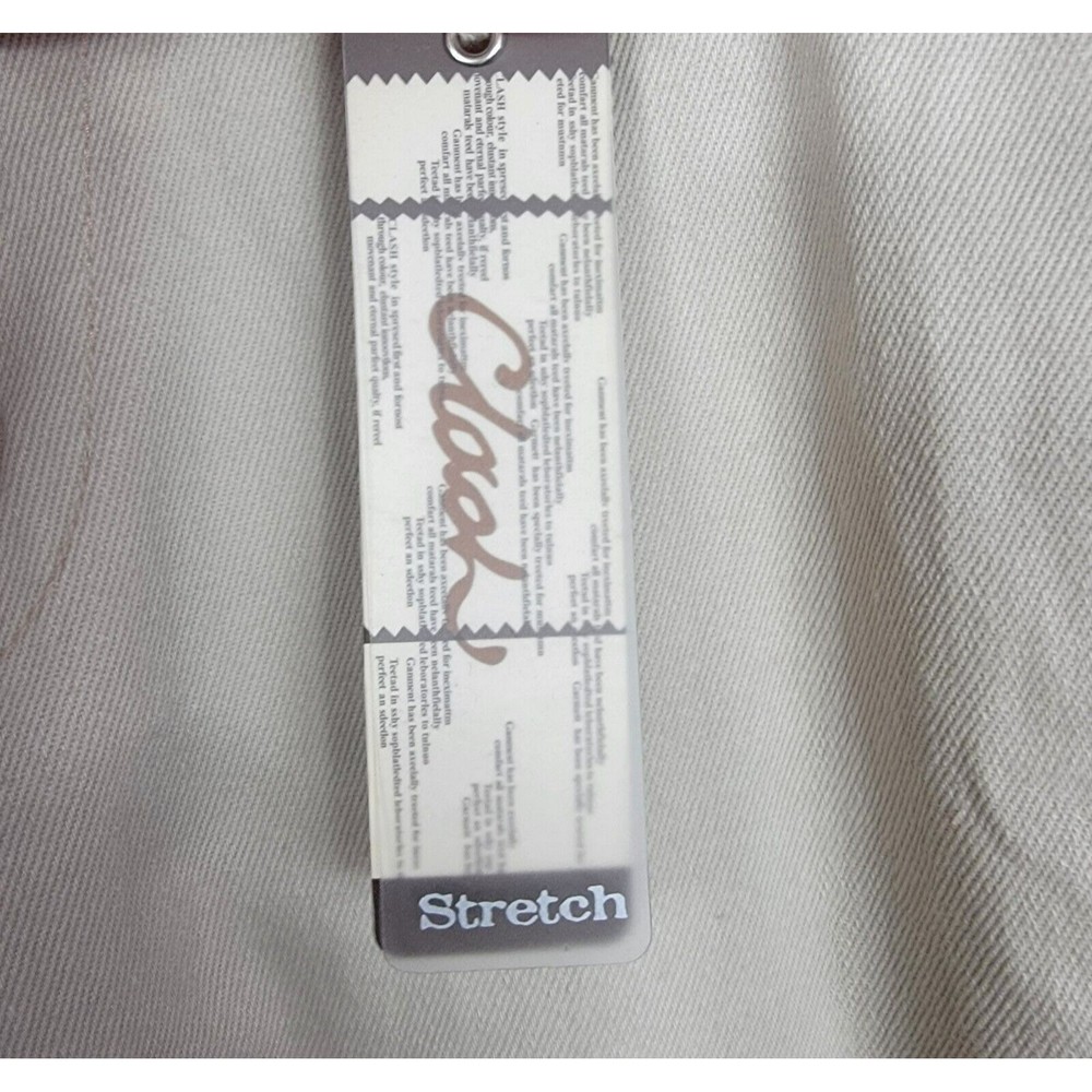 Clash Women's Juniors Size 15 Tan Cream Jeans Embroidered‎ READ - Picture 10 of 12